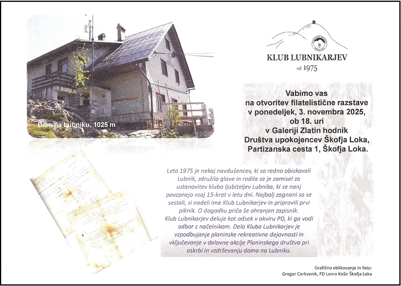 50 LET KLUBA LUBNIKARJEV 1975 - 2025